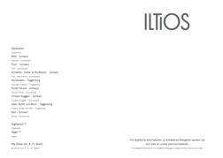 Speisekarte Bergrestaurant Iltios
