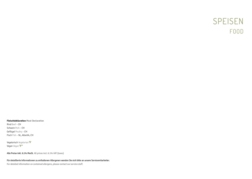 Speisekarte Gipfelrestaurant Chäserrugg